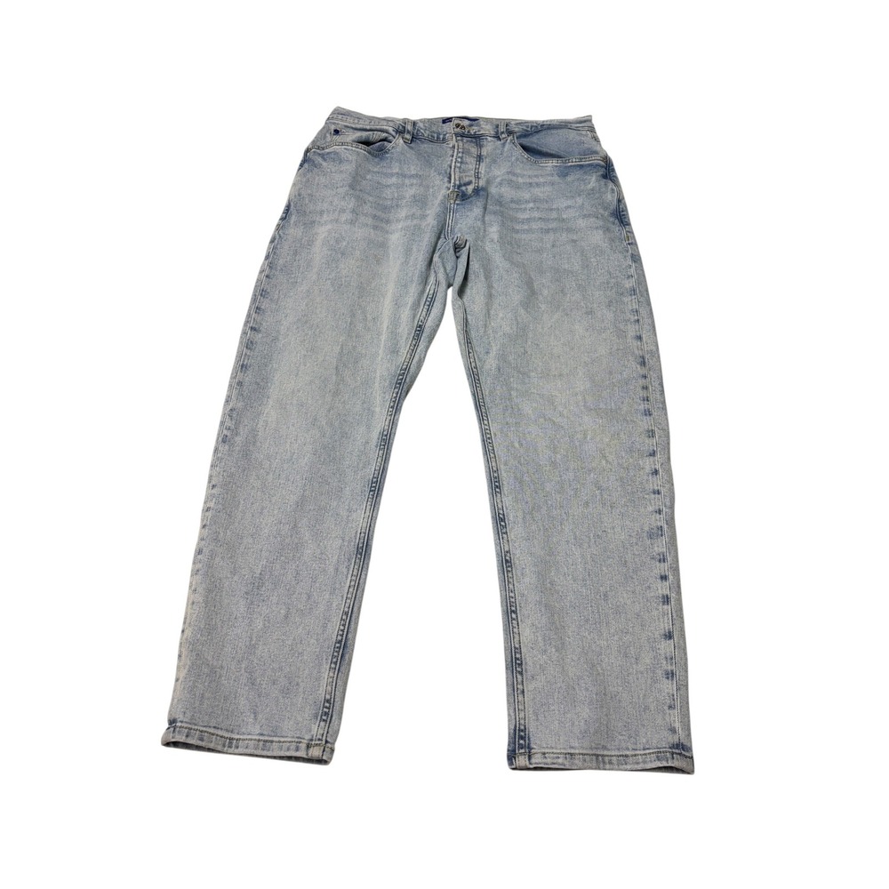 Scotch & Soda Dean Loose Tapered Jeans Mens 36x32 Light Wash Blue Denim